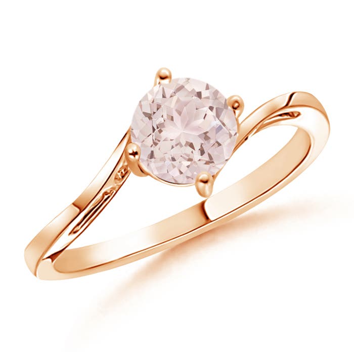 A - Morganite / 0.7 CT / 14 KT Rose Gold