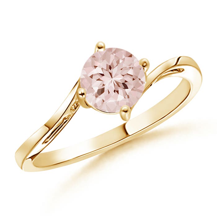 AA - Morganite / 0.7 CT / 14 KT Yellow Gold