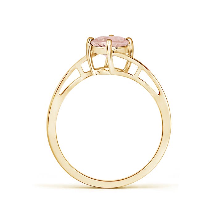 AAA - Morganite / 0.7 CT / 14 KT Yellow Gold