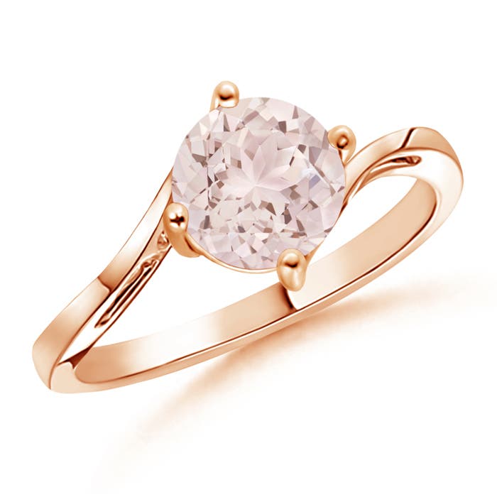 A - Morganite / 1.1 CT / 14 KT Rose Gold