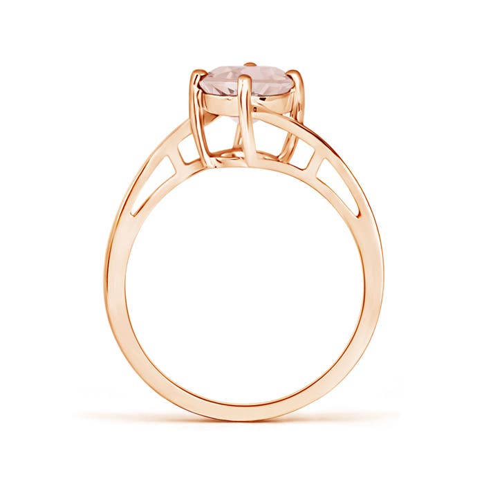 AA - Morganite / 1.1 CT / 14 KT Rose Gold