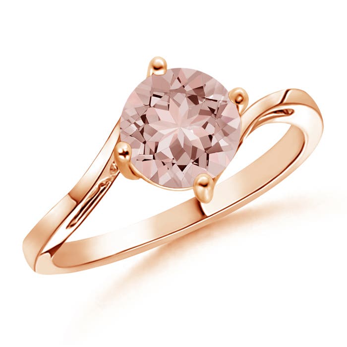 AAAA - Morganite / 1.1 CT / 14 KT Rose Gold