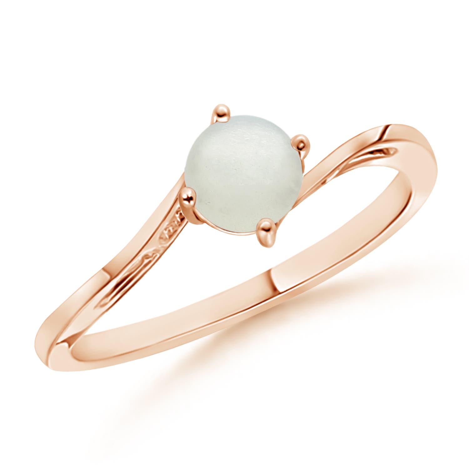 AA - Moonstone / 0.45 CT / 14 KT Rose Gold