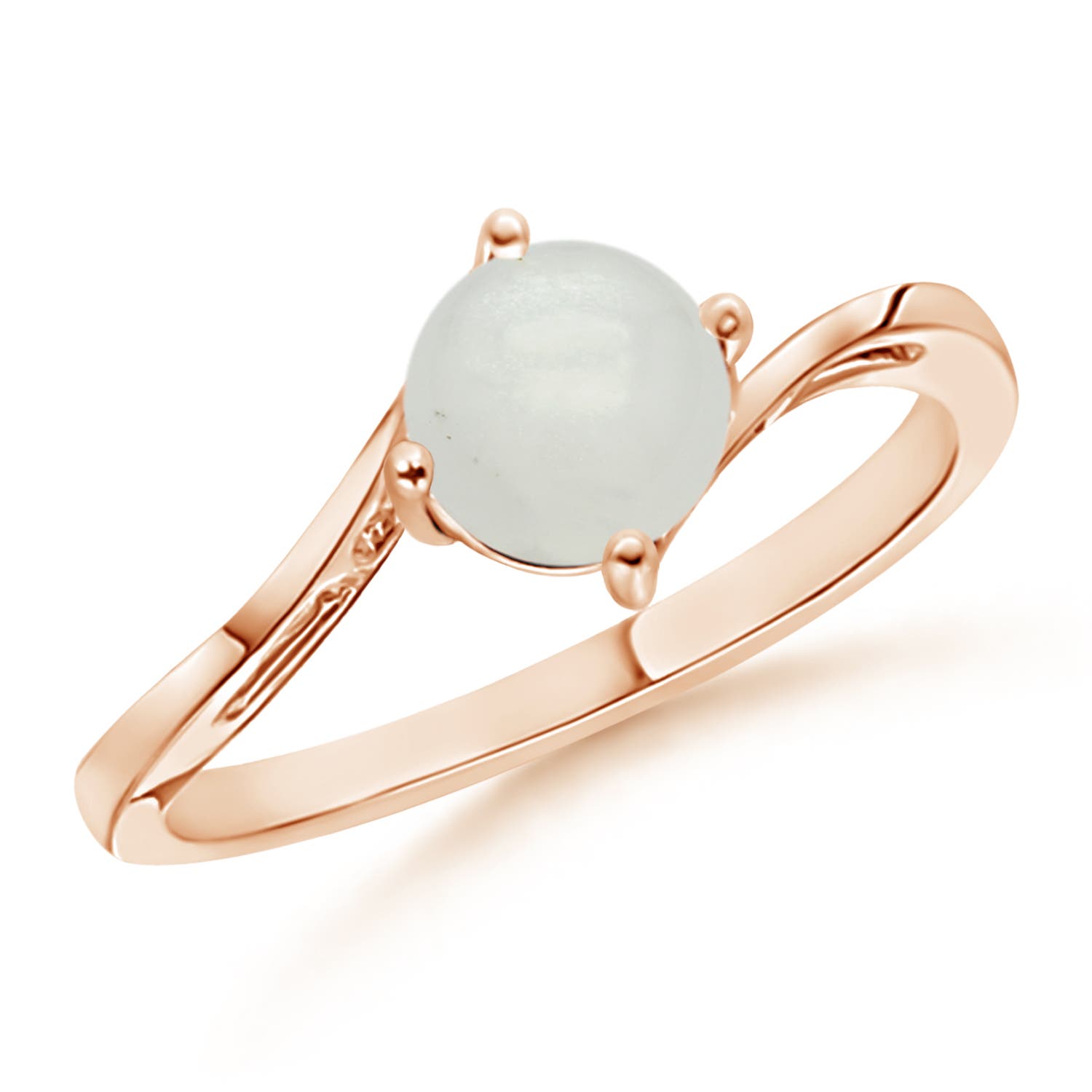 A - Moonstone / 0.8 CT / 14 KT Rose Gold