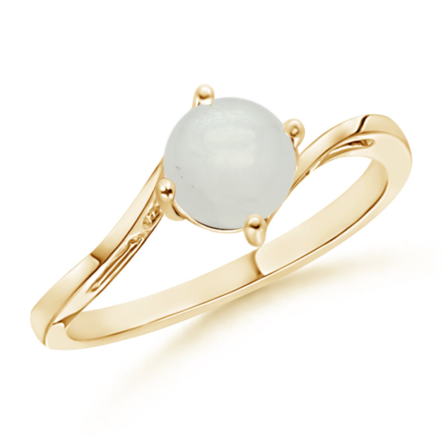 A - Moonstone / 0.8 CT / 14 KT Yellow Gold