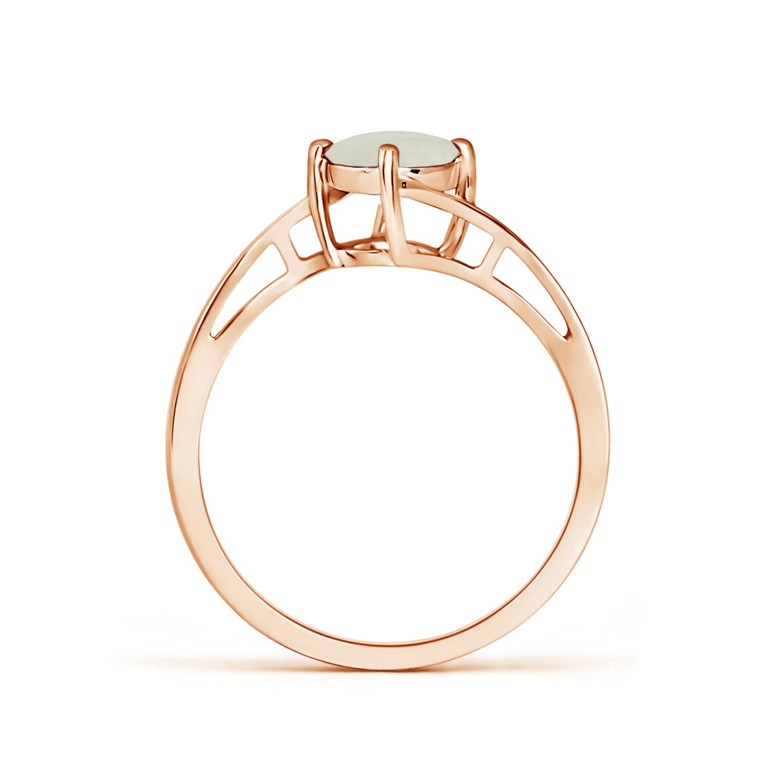 AA - Moonstone / 0.8 CT / 14 KT Rose Gold