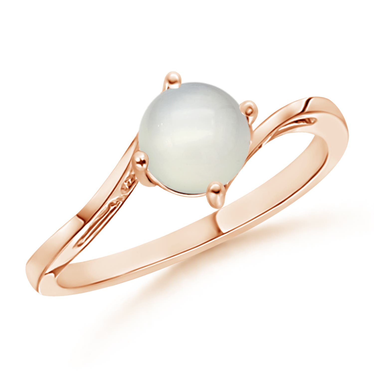 AAA - Moonstone / 0.8 CT / 14 KT Rose Gold