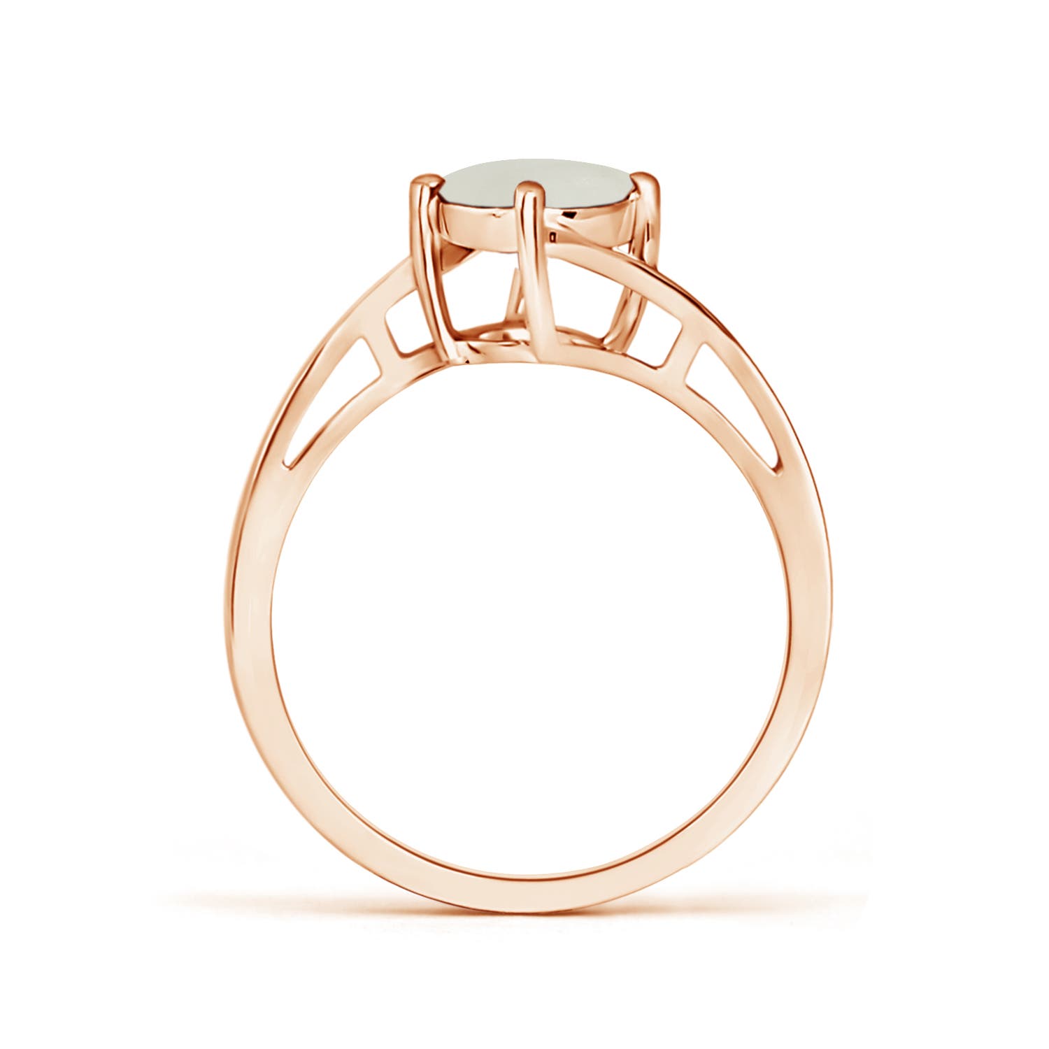 AAA - Moonstone / 1.25 CT / 14 KT Rose Gold