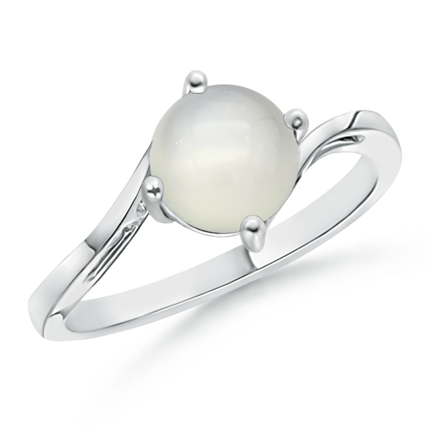 AAA - Moonstone / 1.25 CT / 14 KT White Gold