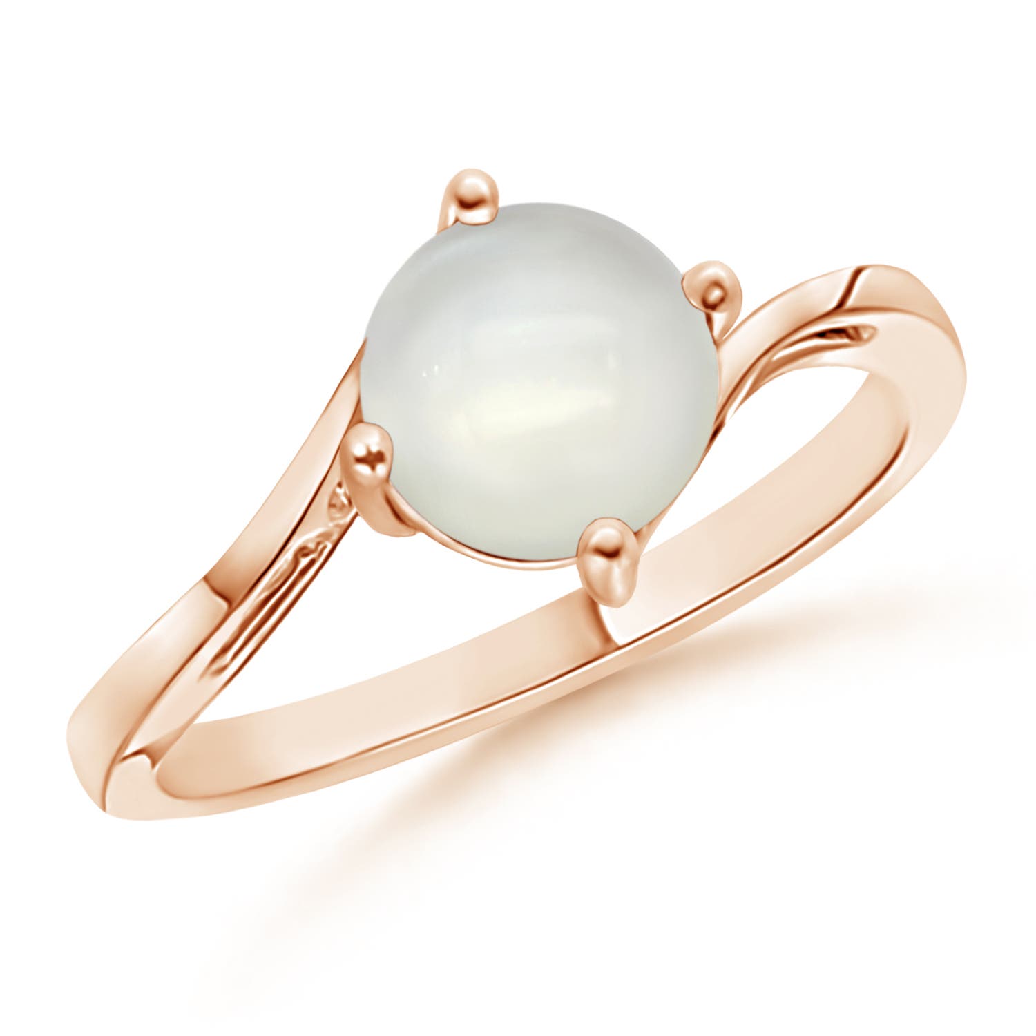 AAAA - Moonstone / 1.25 CT / 14 KT Rose Gold