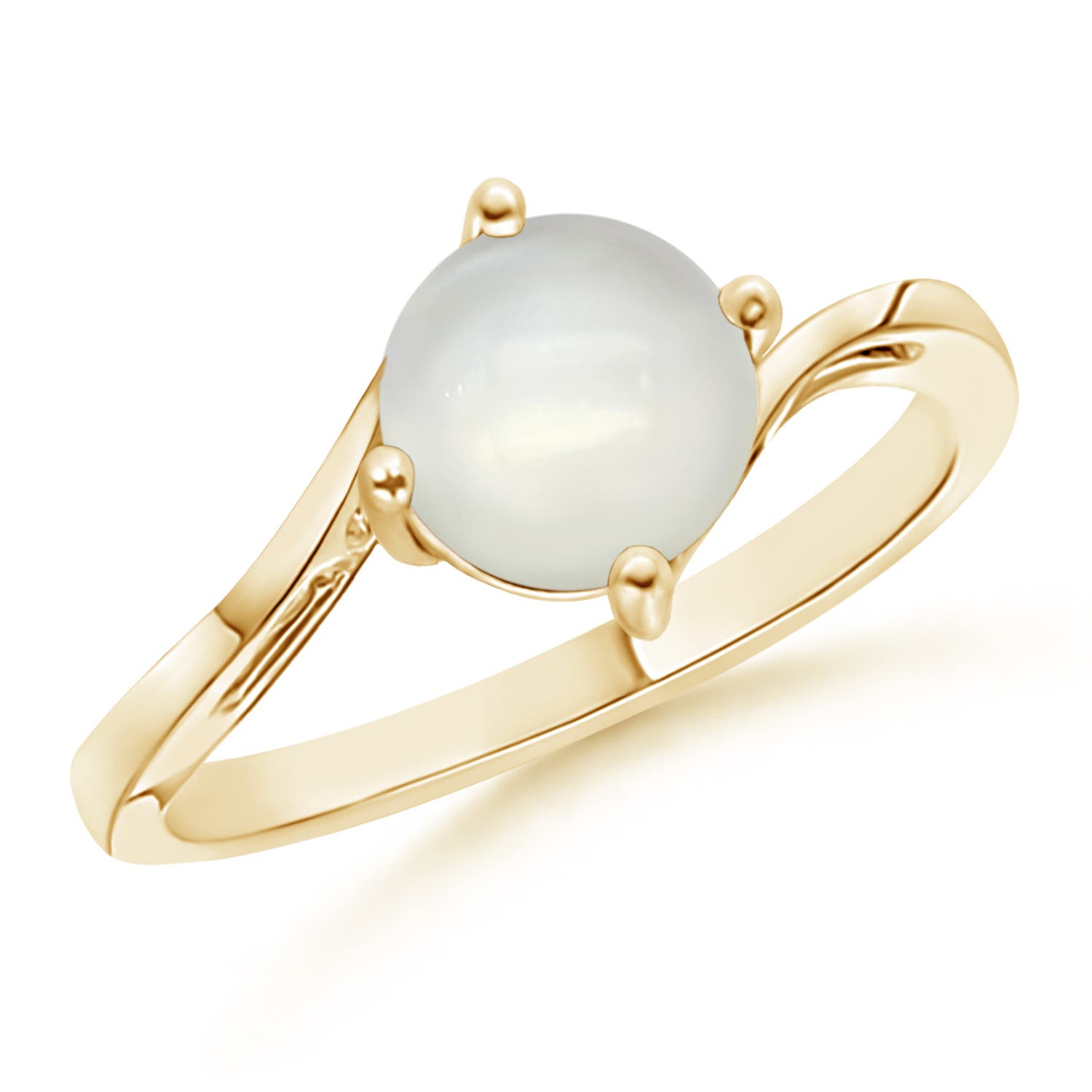 AAAA - Moonstone / 1.25 CT / 14 KT Yellow Gold