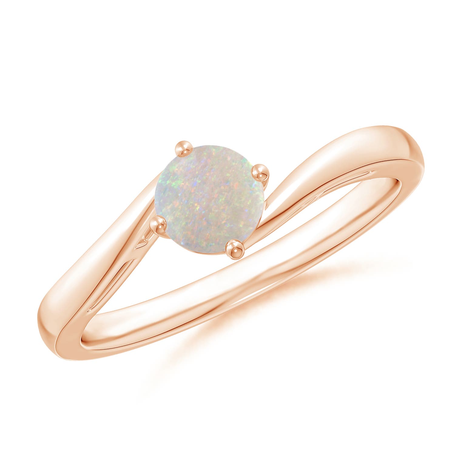 AA - Opal / 0.33 CT / 14 KT Rose Gold