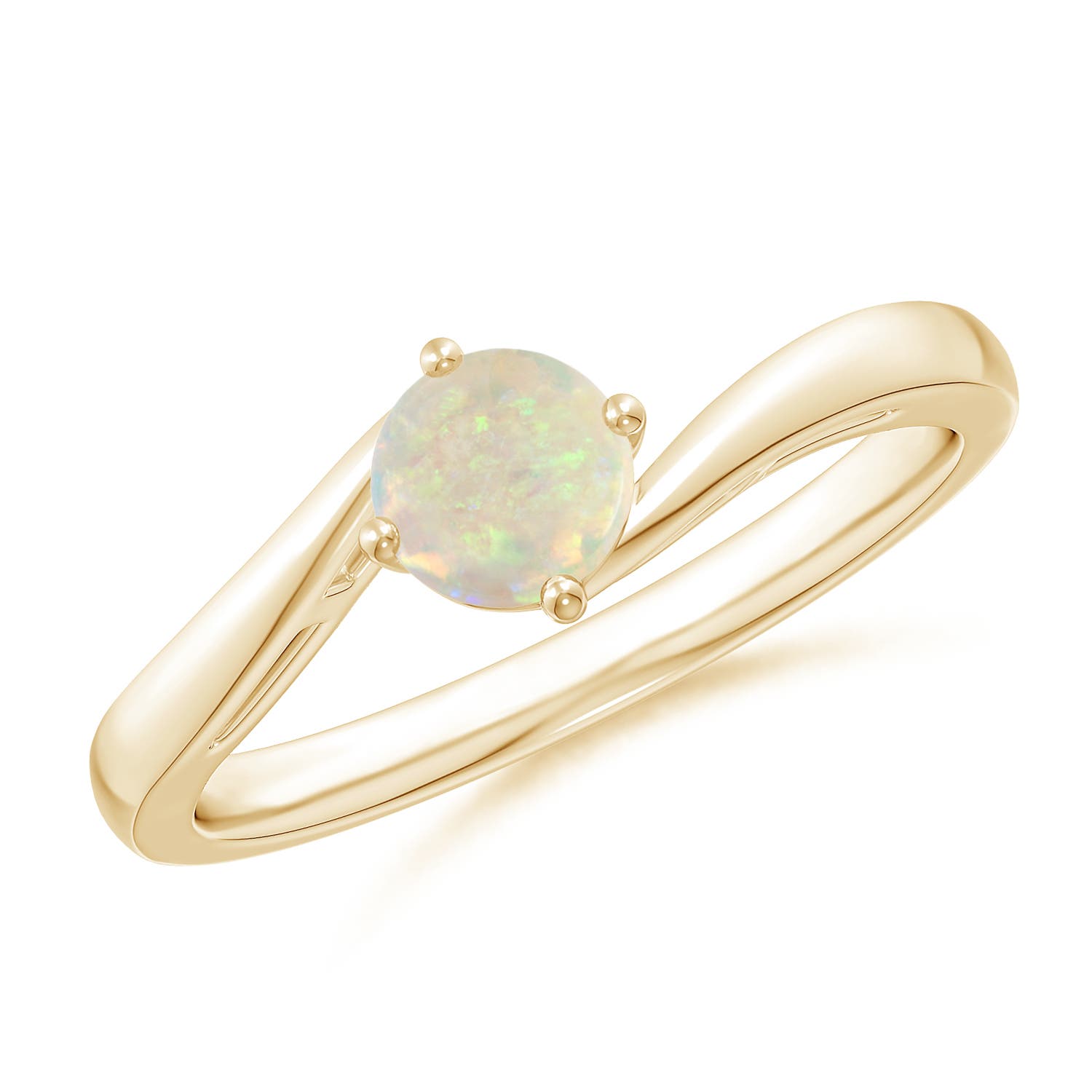 AAA - Opal / 0.33 CT / 14 KT Yellow Gold