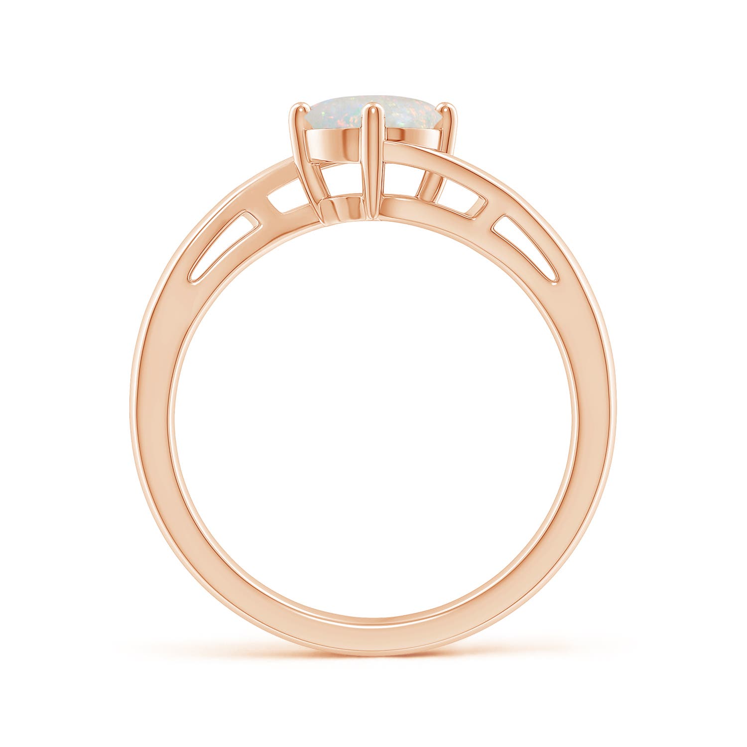 AA - Opal / 0.5 CT / 14 KT Rose Gold