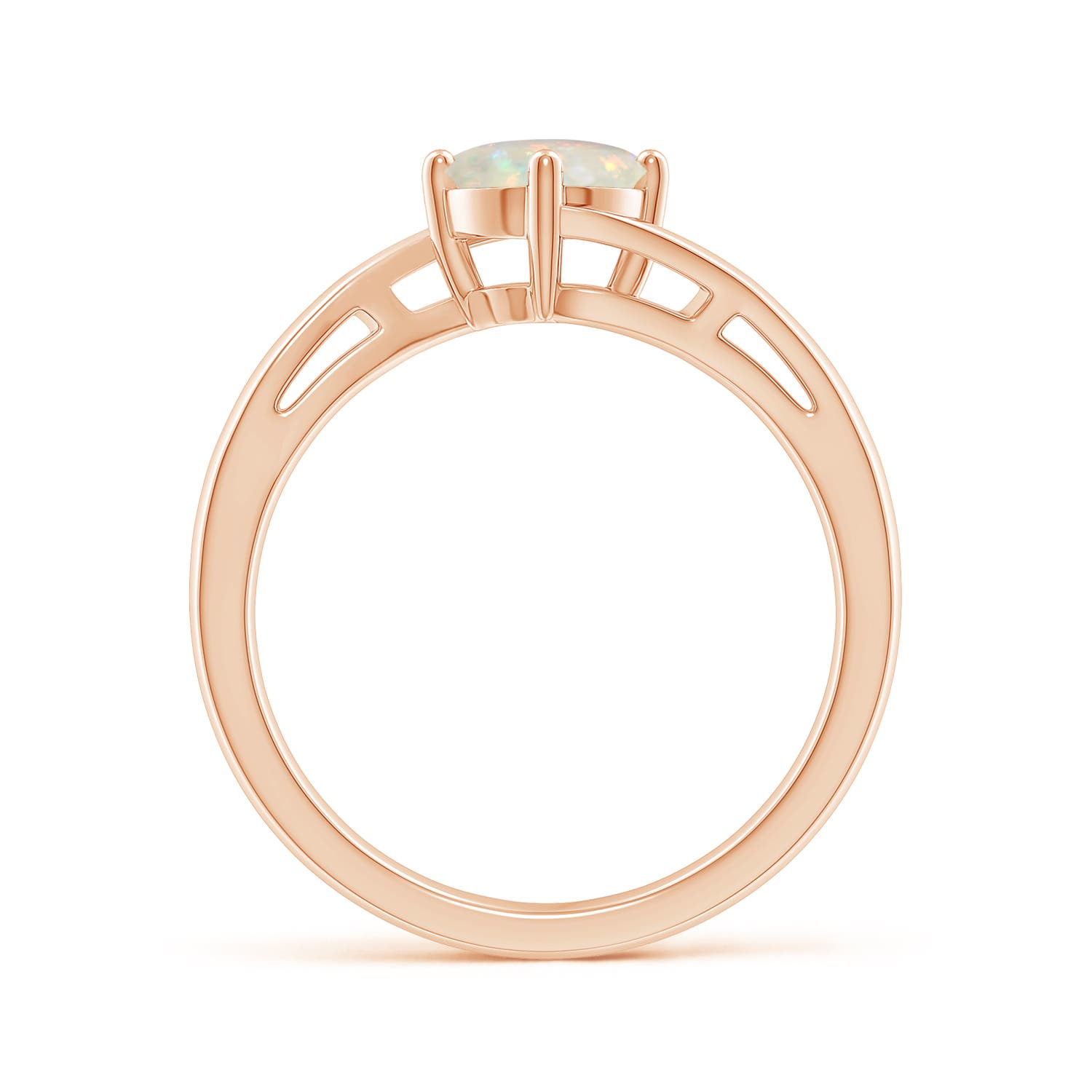 AAA - Opal / 0.5 CT / 14 KT Rose Gold