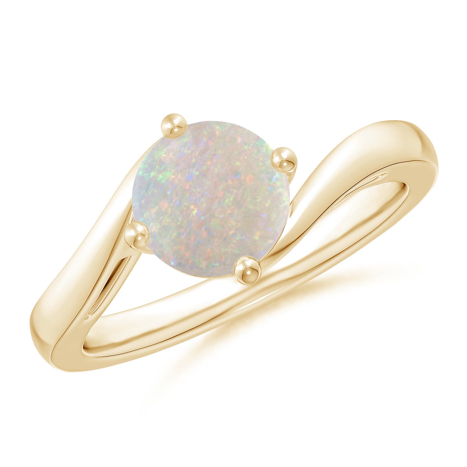 AA - Opal / 0.75 CT / 14 KT Yellow Gold