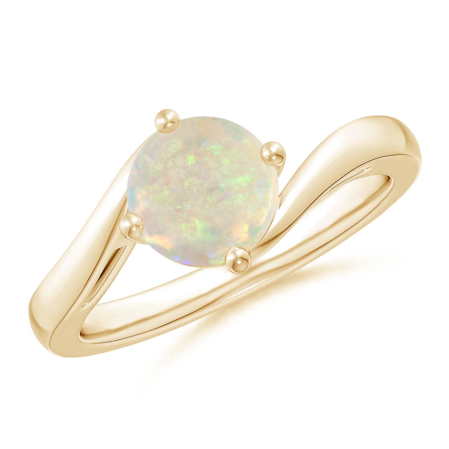 AAA - Opal / 0.75 CT / 14 KT Yellow Gold