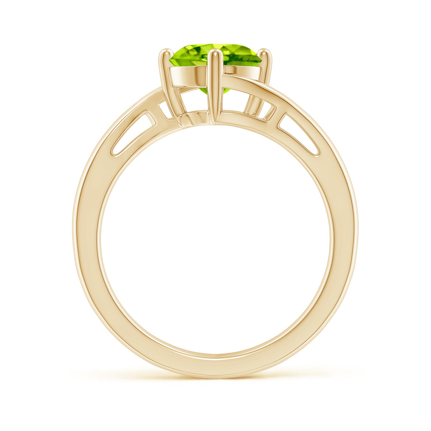 AAA - Peridot / 1.4 CT / 14 KT Yellow Gold