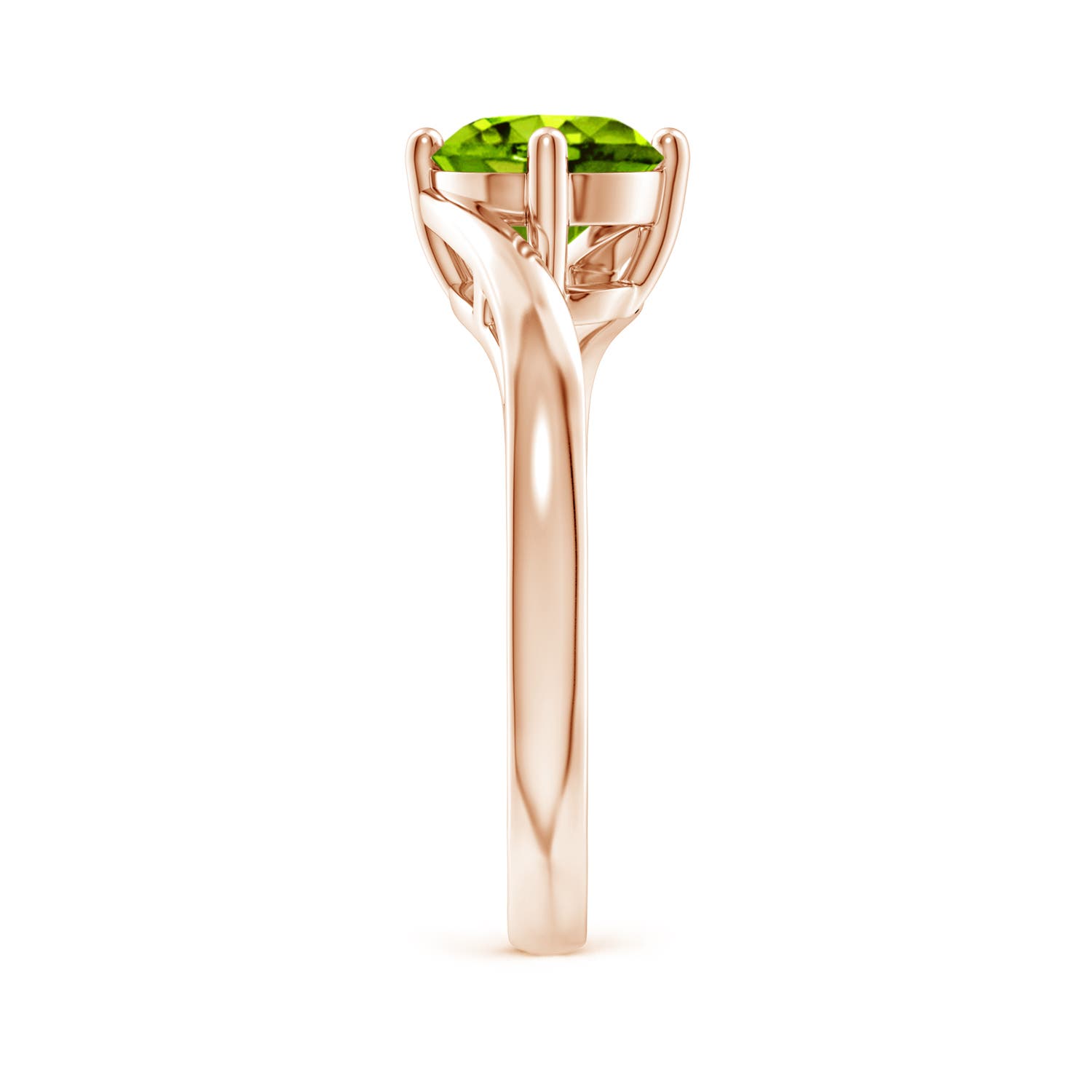 AAAA - Peridot / 1.4 CT / 14 KT Rose Gold