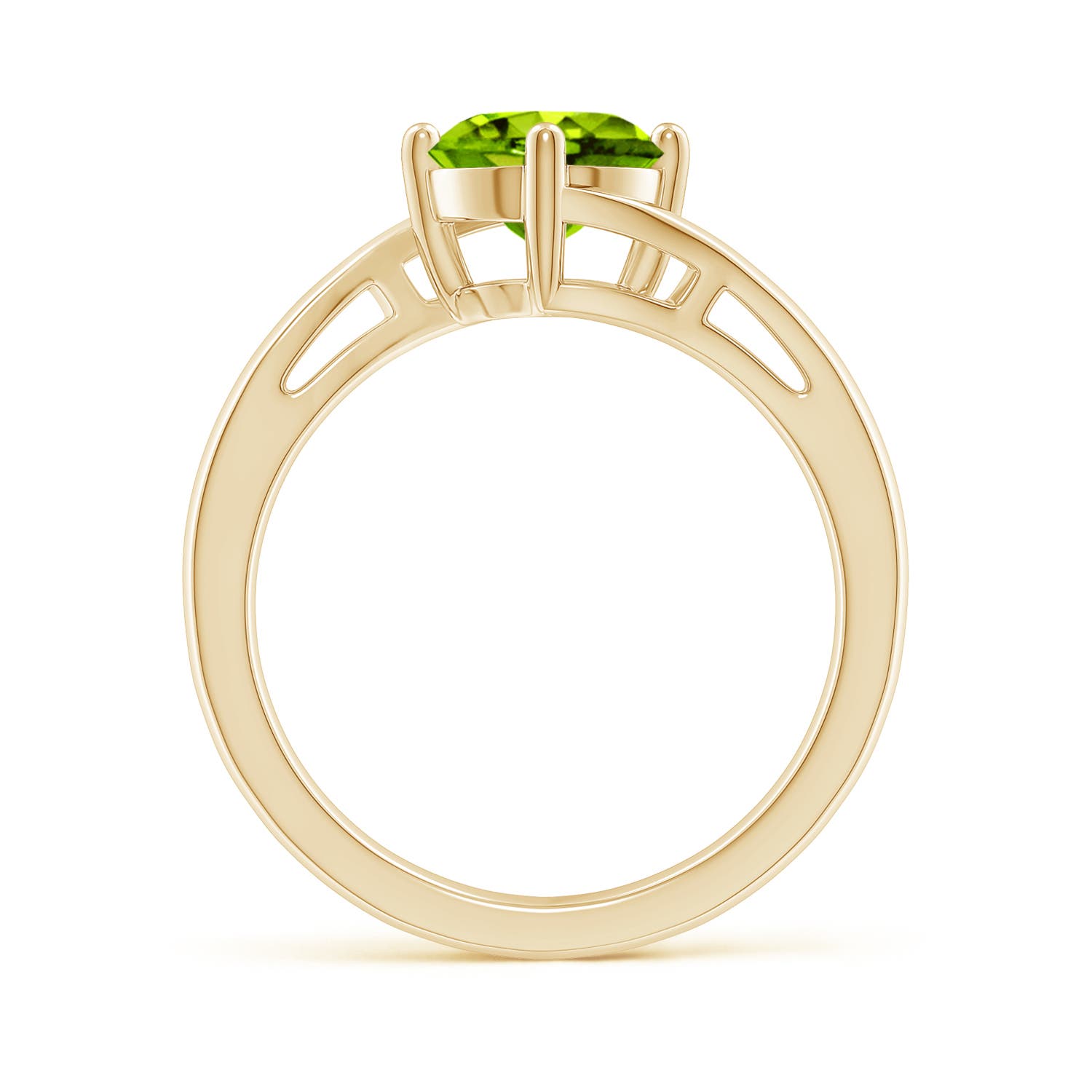 AAAA - Peridot / 1.4 CT / 14 KT Yellow Gold