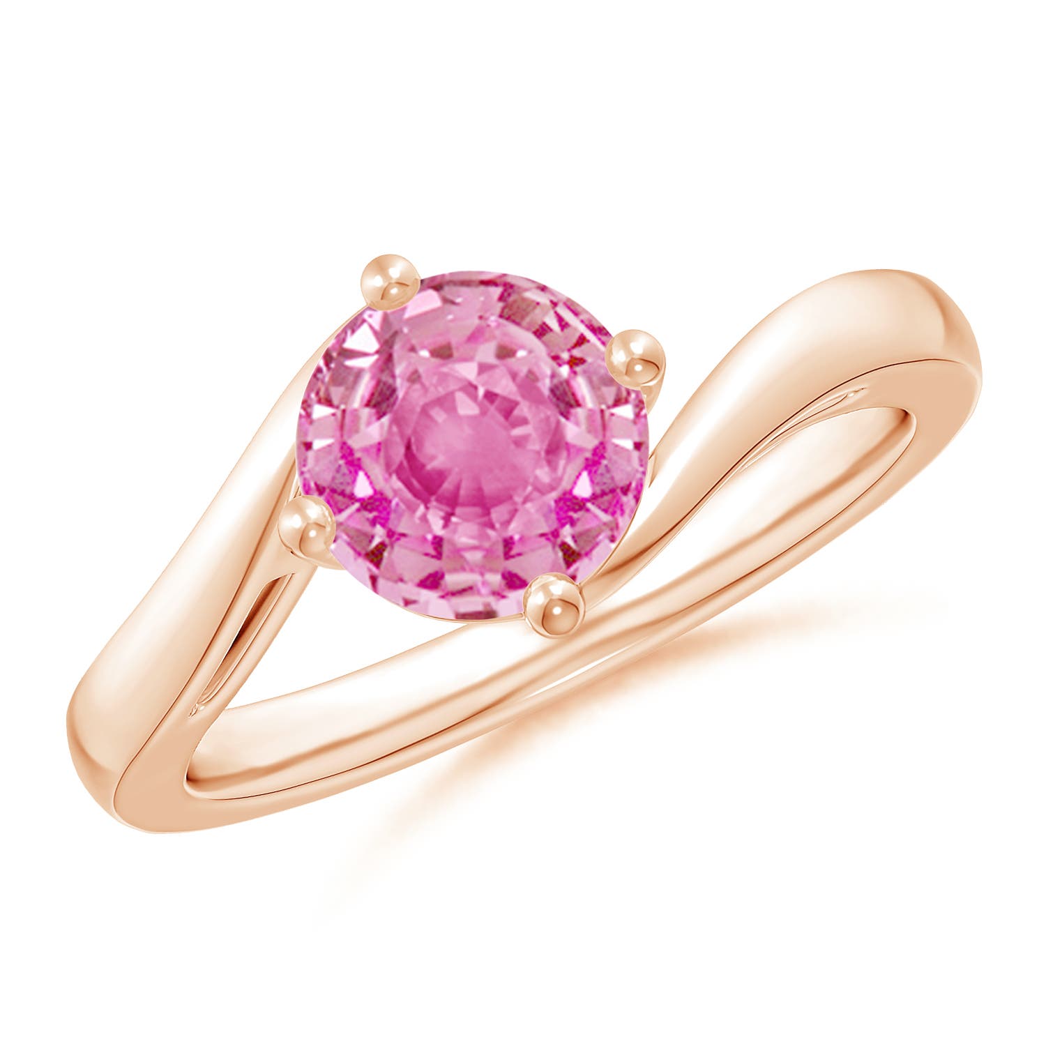 AA - Pink Sapphire / 1.6 CT / 14 KT Rose Gold