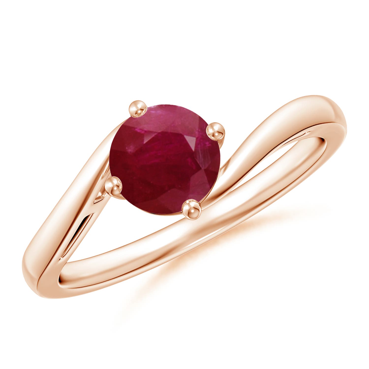 A - Ruby / 1 CT / 14 KT Rose Gold