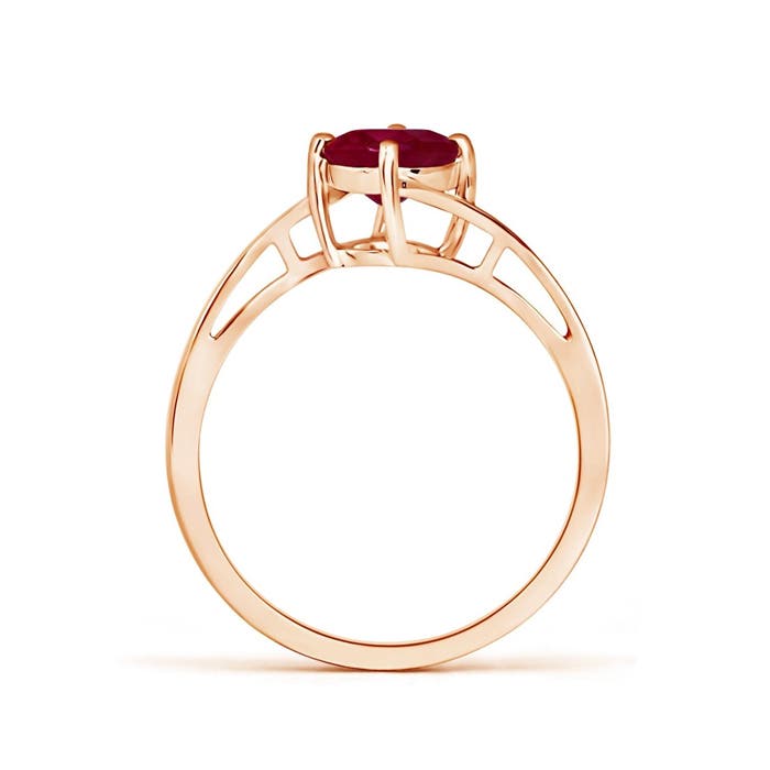 A - Ruby / 1 CT / 14 KT Rose Gold