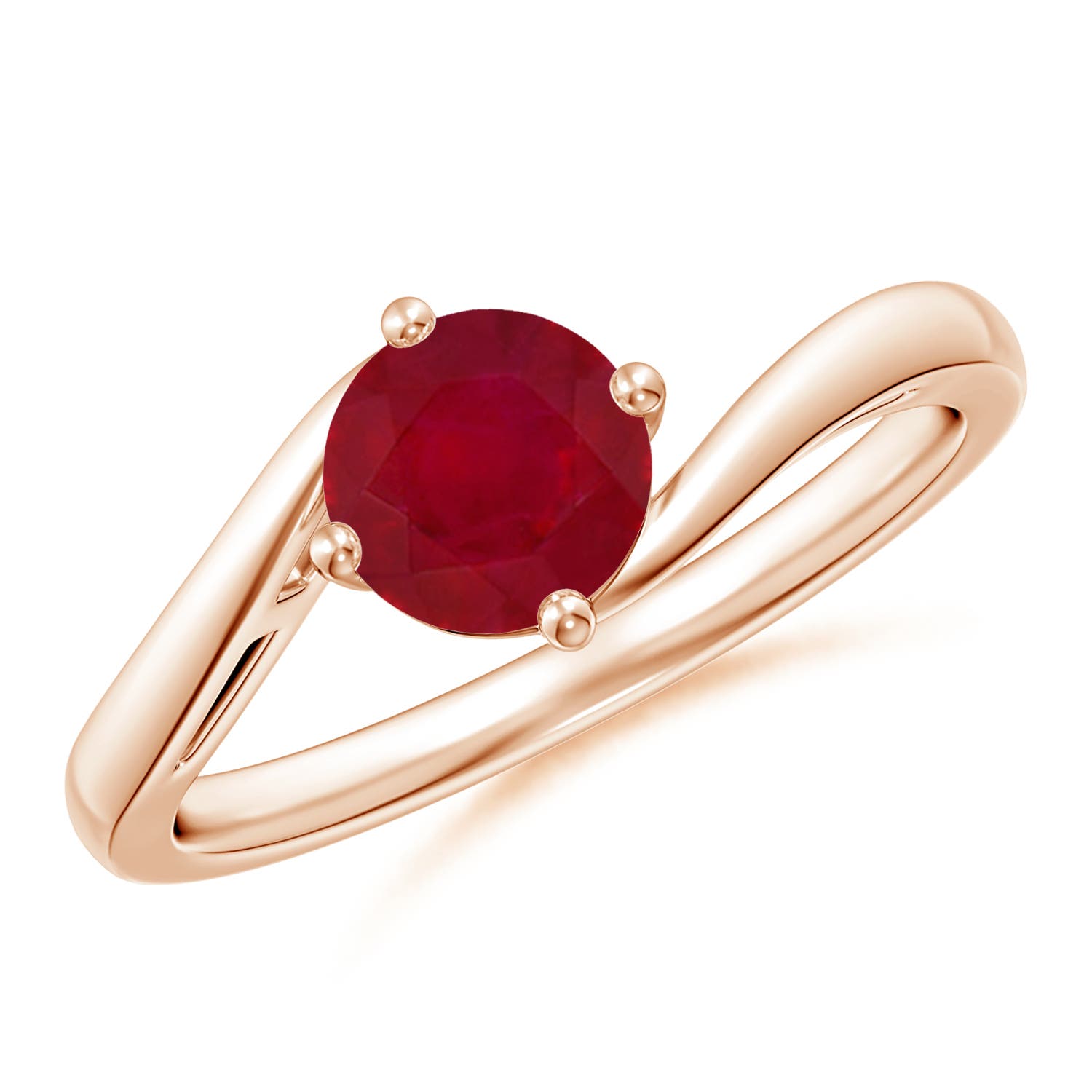 AA - Ruby / 1 CT / 14 KT Rose Gold