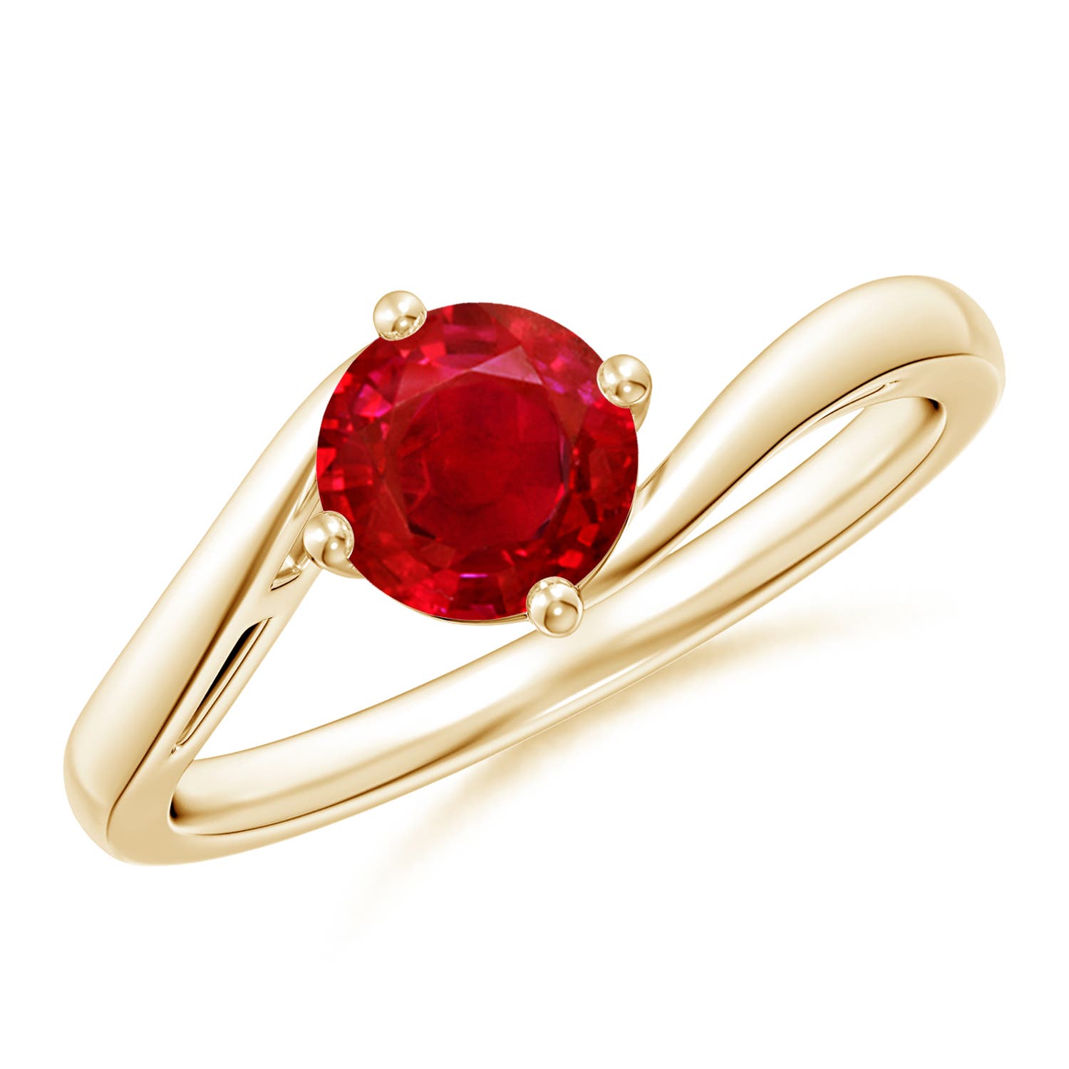 AAA - Ruby / 1 CT / 14 KT Yellow Gold