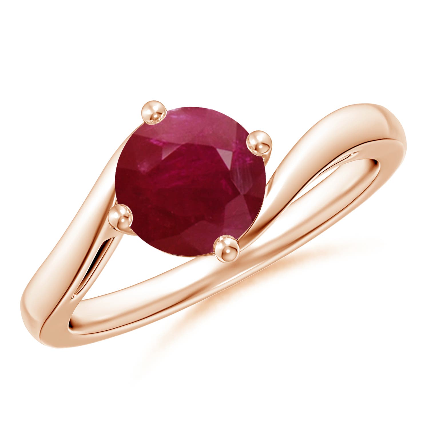 A - Ruby / 1.4 CT / 14 KT Rose Gold