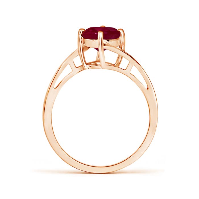 A - Ruby / 1.4 CT / 14 KT Rose Gold