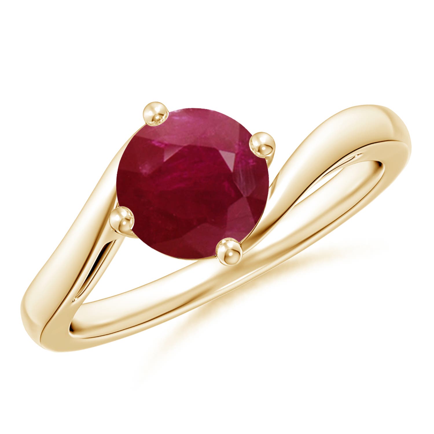 A - Ruby / 1.4 CT / 14 KT Yellow Gold