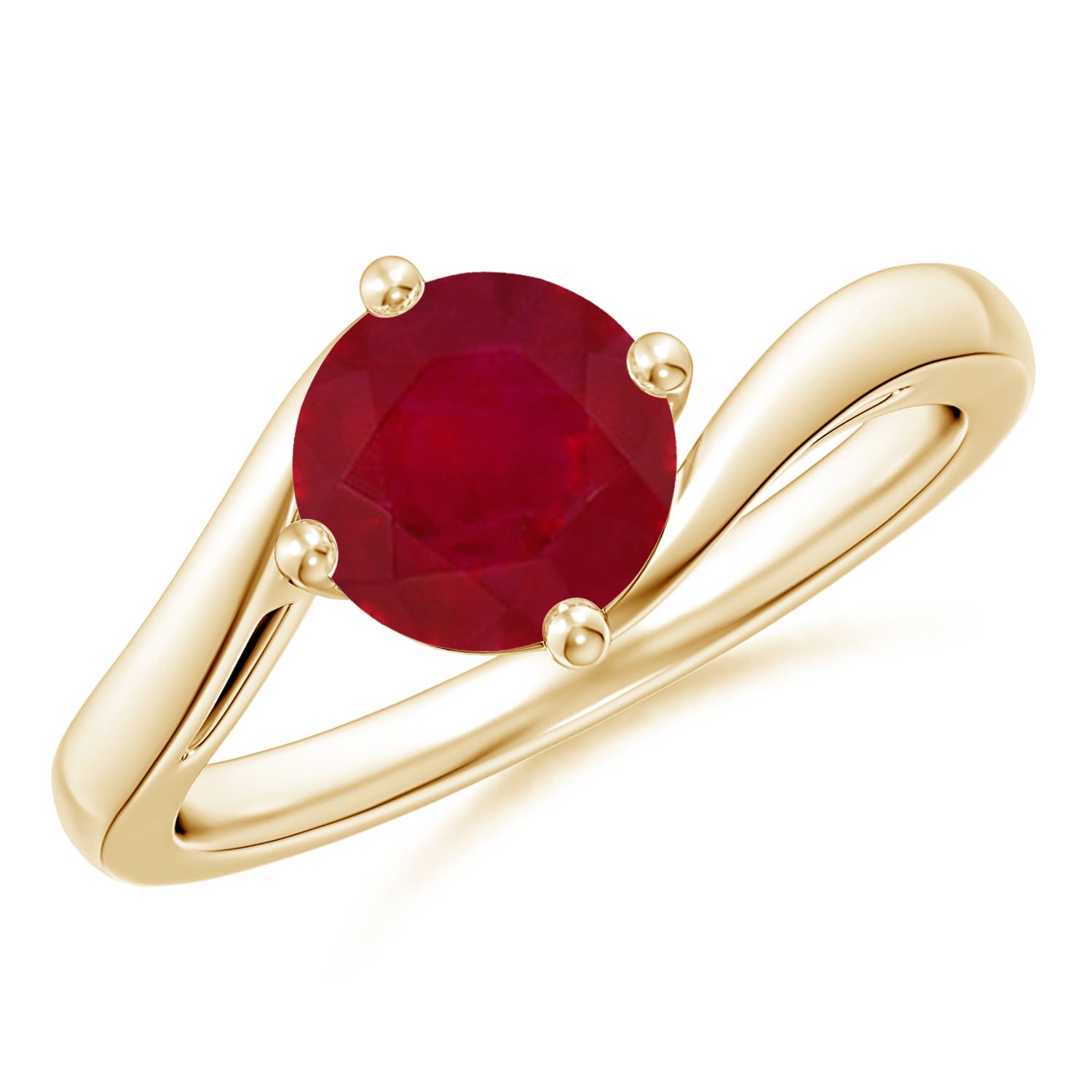 AA - Ruby / 1.4 CT / 14 KT Yellow Gold