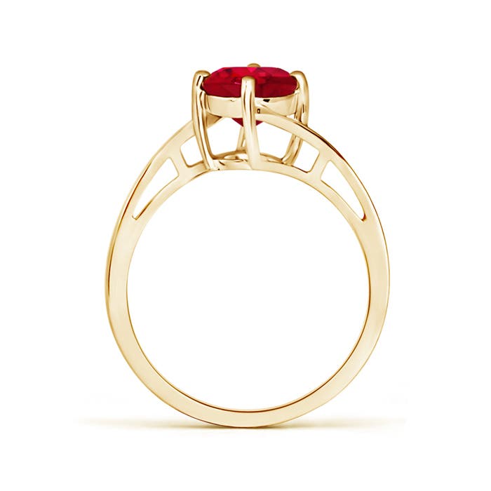 AAA - Ruby / 1.4 CT / 14 KT Yellow Gold