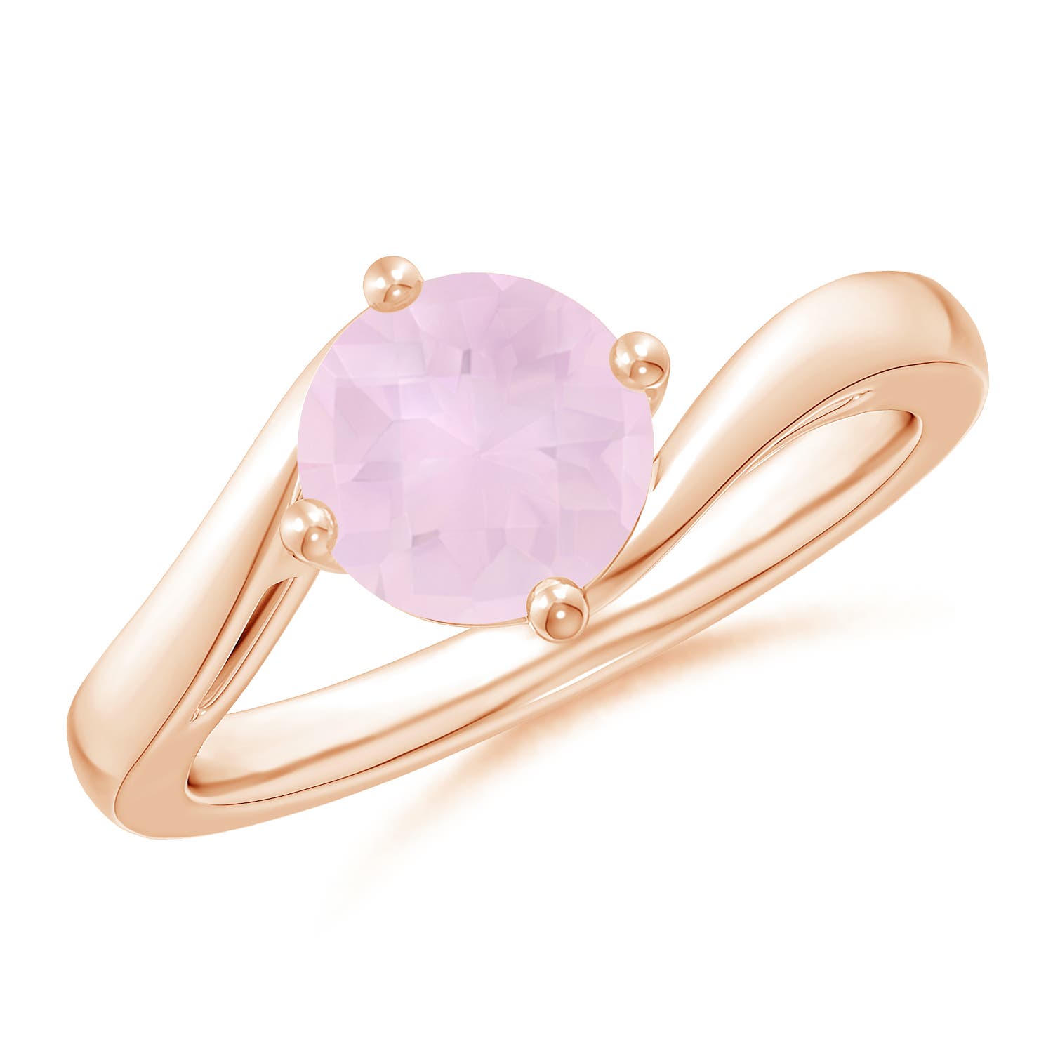 AA - Rose Quartz / 1.35 CT / 14 KT Rose Gold