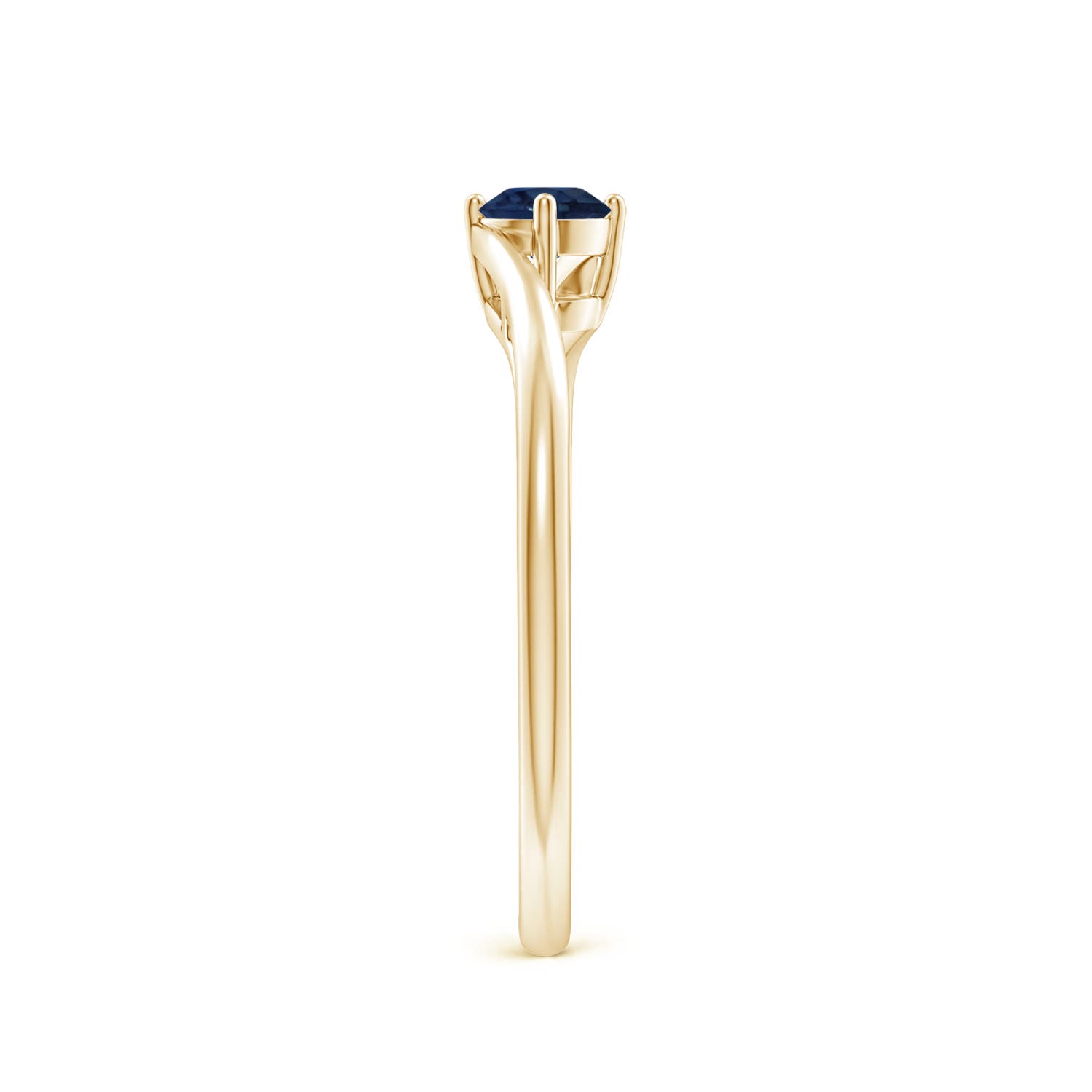 AA - Blue Sapphire / 0.33 CT / 14 KT Yellow Gold