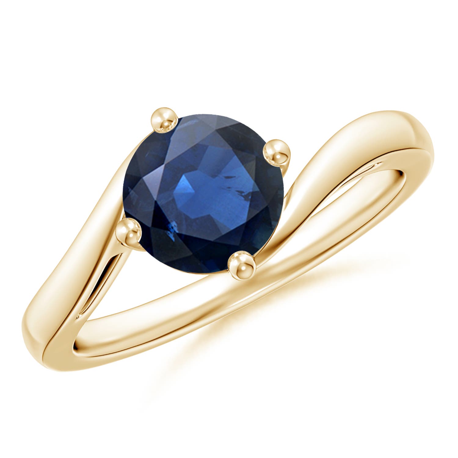 AA - Blue Sapphire / 1.6 CT / 14 KT Yellow Gold