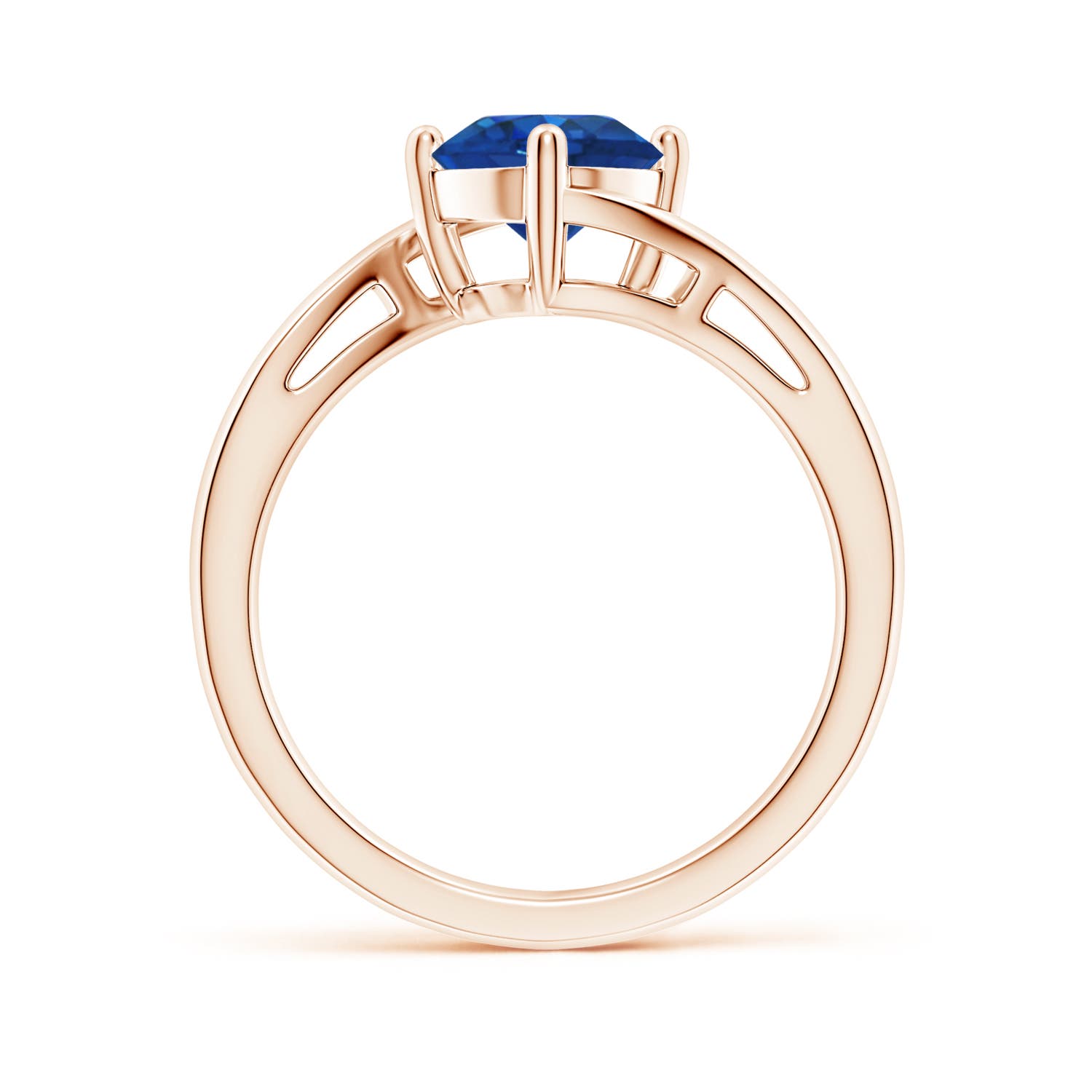 AAA - Blue Sapphire / 1.6 CT / 14 KT Rose Gold