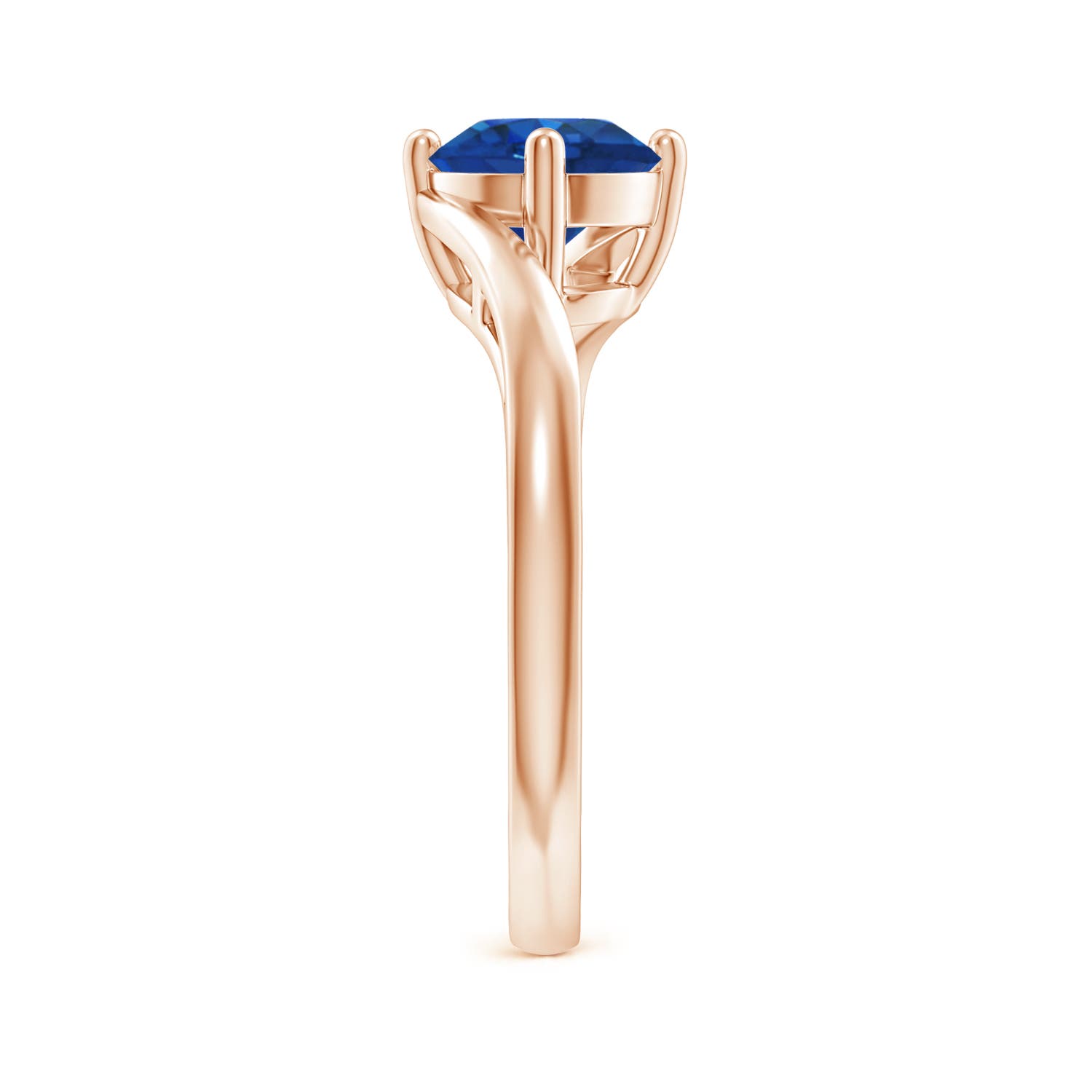 AAA - Blue Sapphire / 1.6 CT / 14 KT Rose Gold