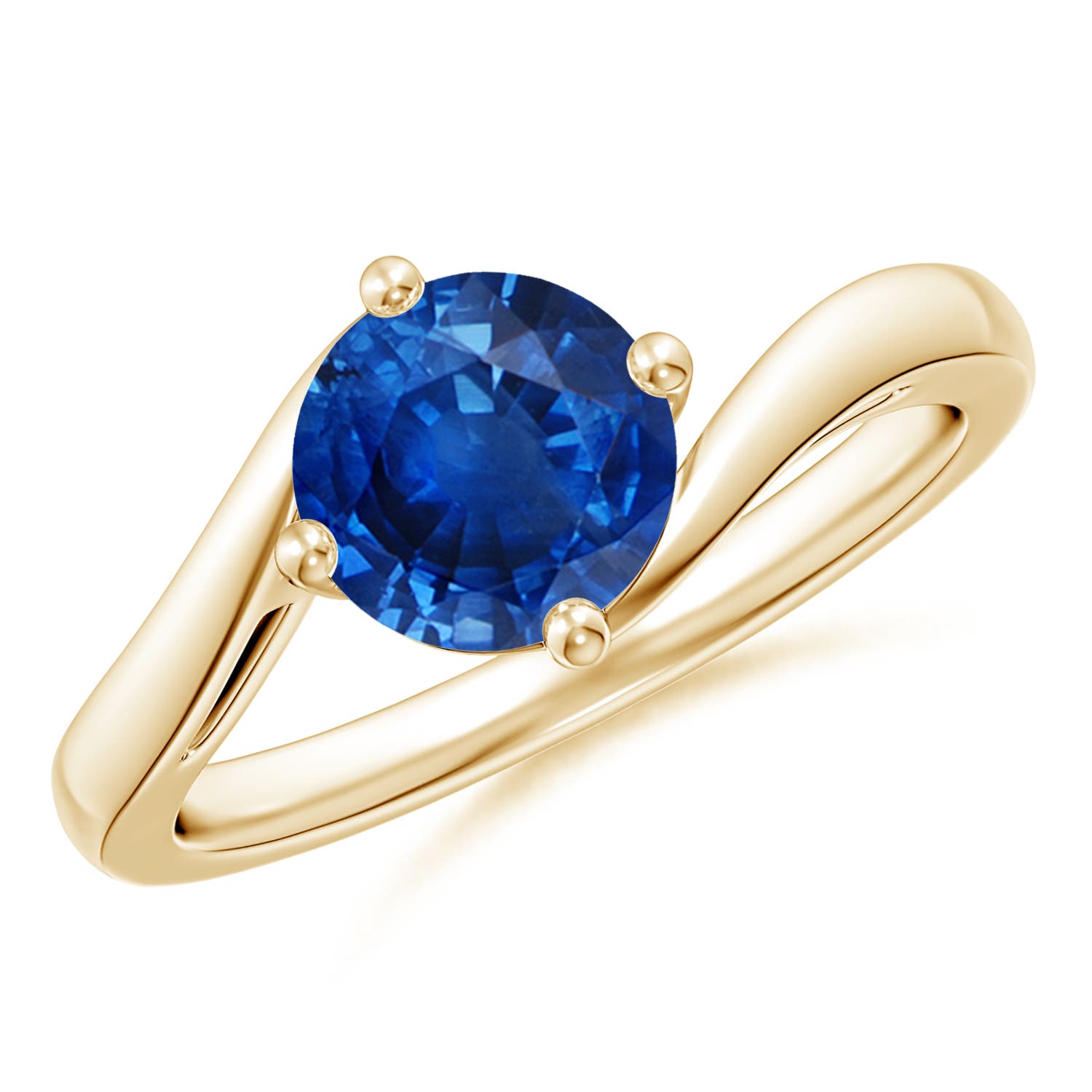 AAA - Blue Sapphire / 1.6 CT / 14 KT Yellow Gold