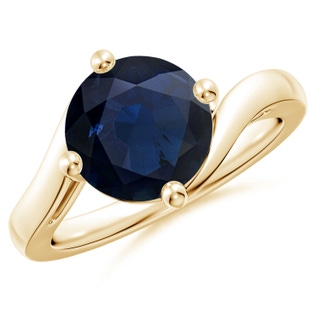 Round A Blue Sapphire