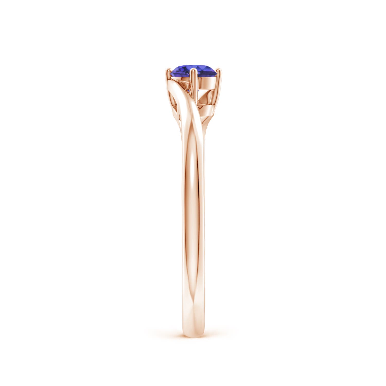 AAA - Tanzanite / 0.25 CT / 14 KT Rose Gold