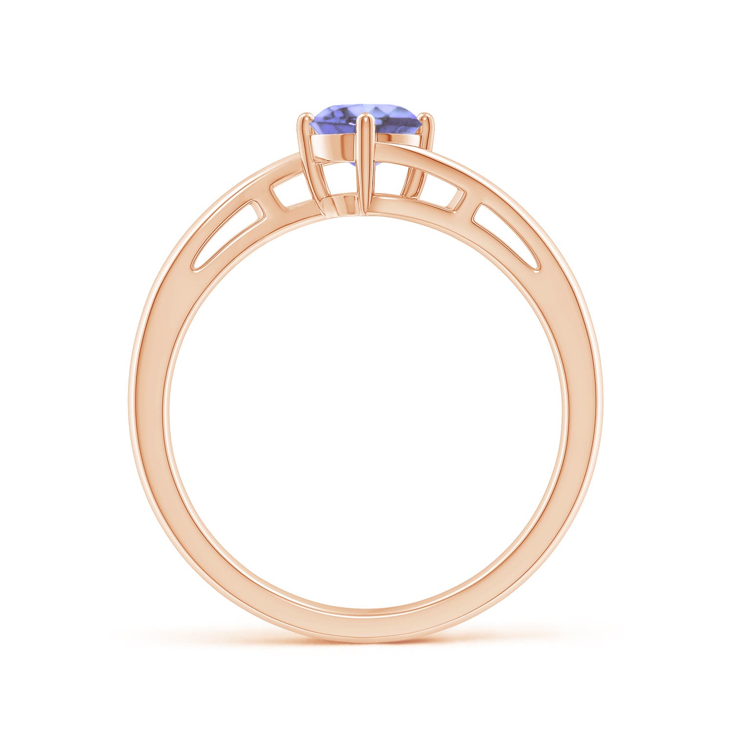 AA - Tanzanite / 0.5 CT / 14 KT Rose Gold