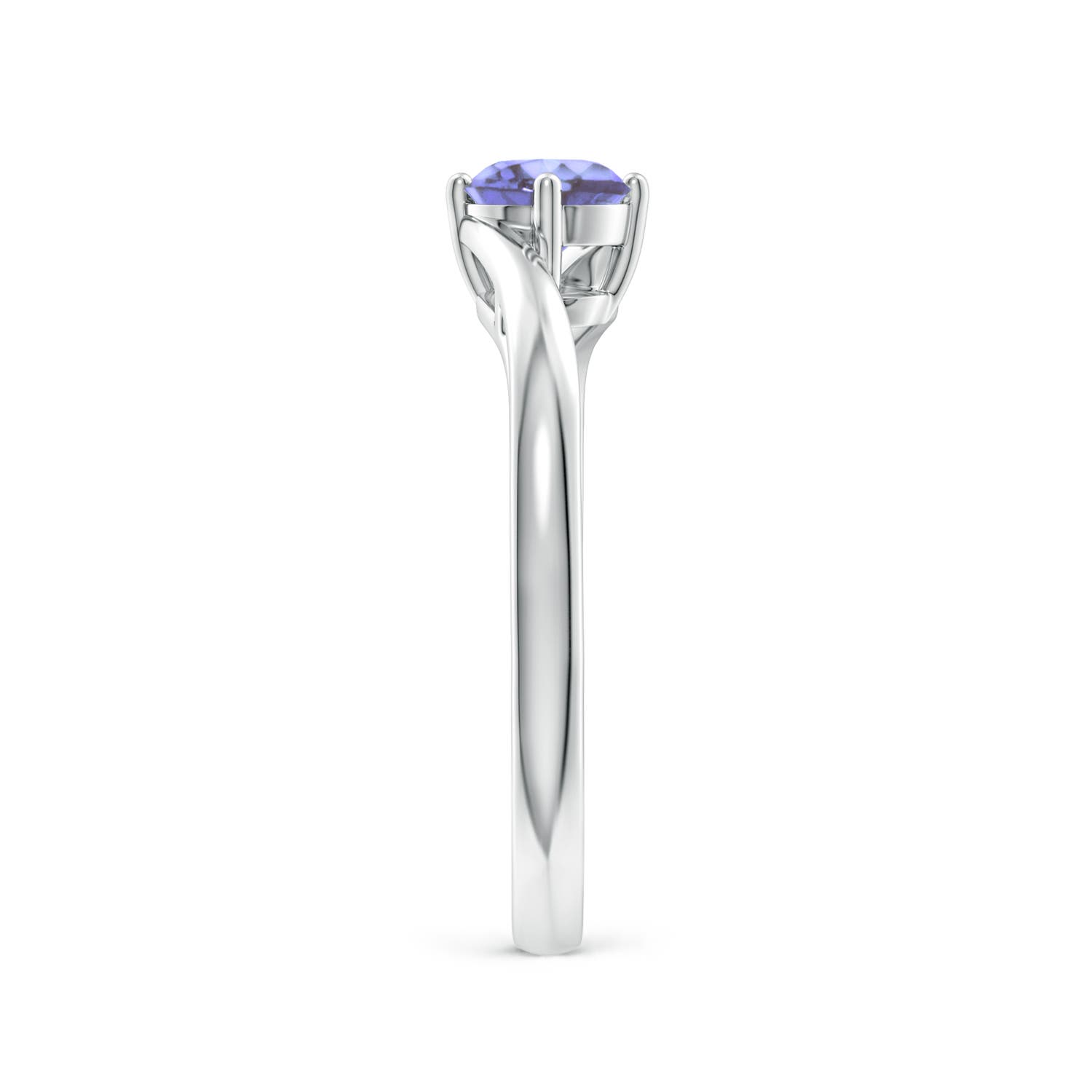 AA - Tanzanite / 0.5 CT / 14 KT White Gold