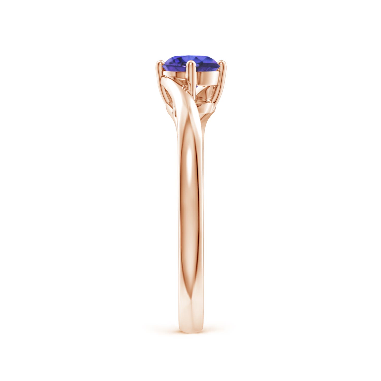 AAA - Tanzanite / 0.5 CT / 14 KT Rose Gold