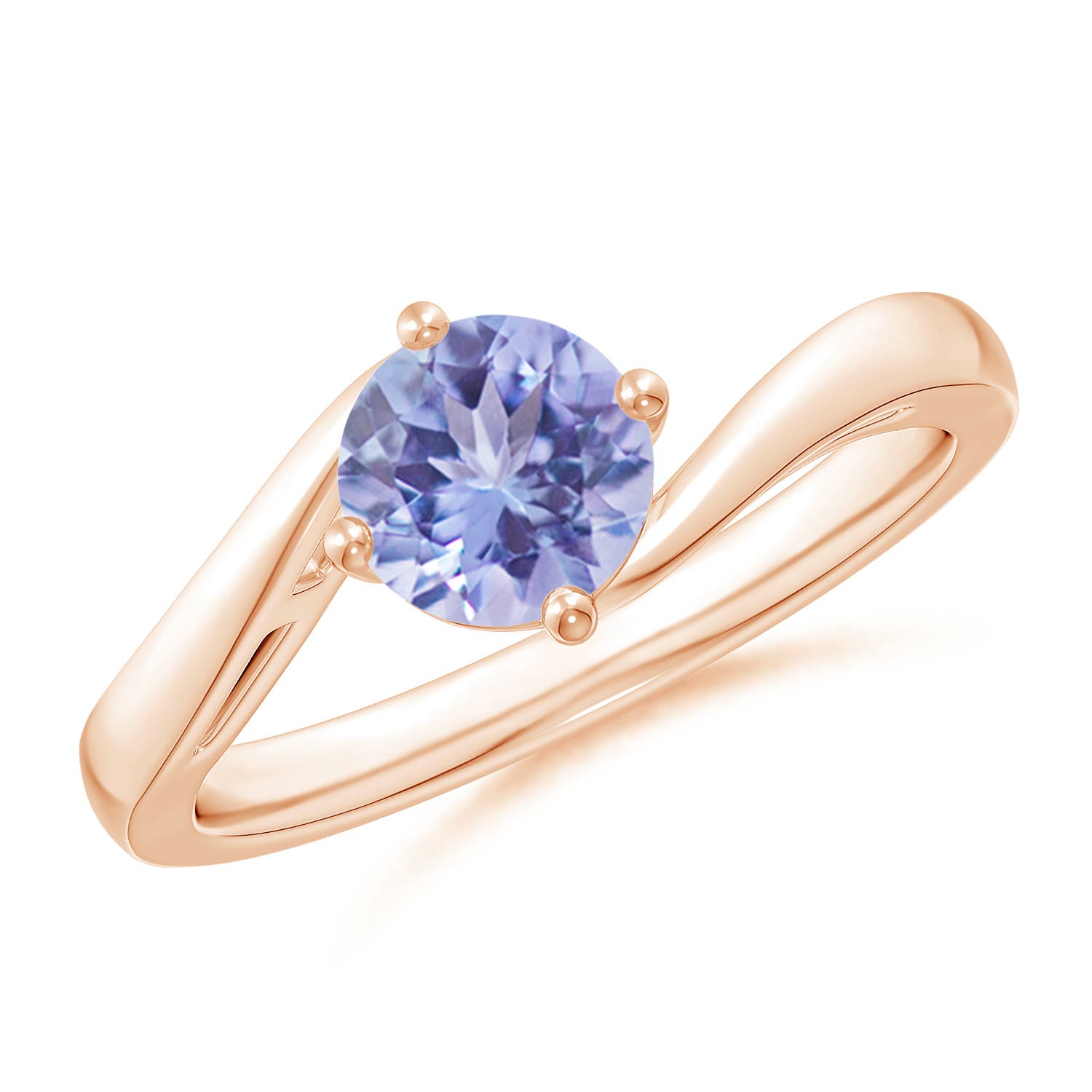 A - Tanzanite / 0.9 CT / 14 KT Rose Gold