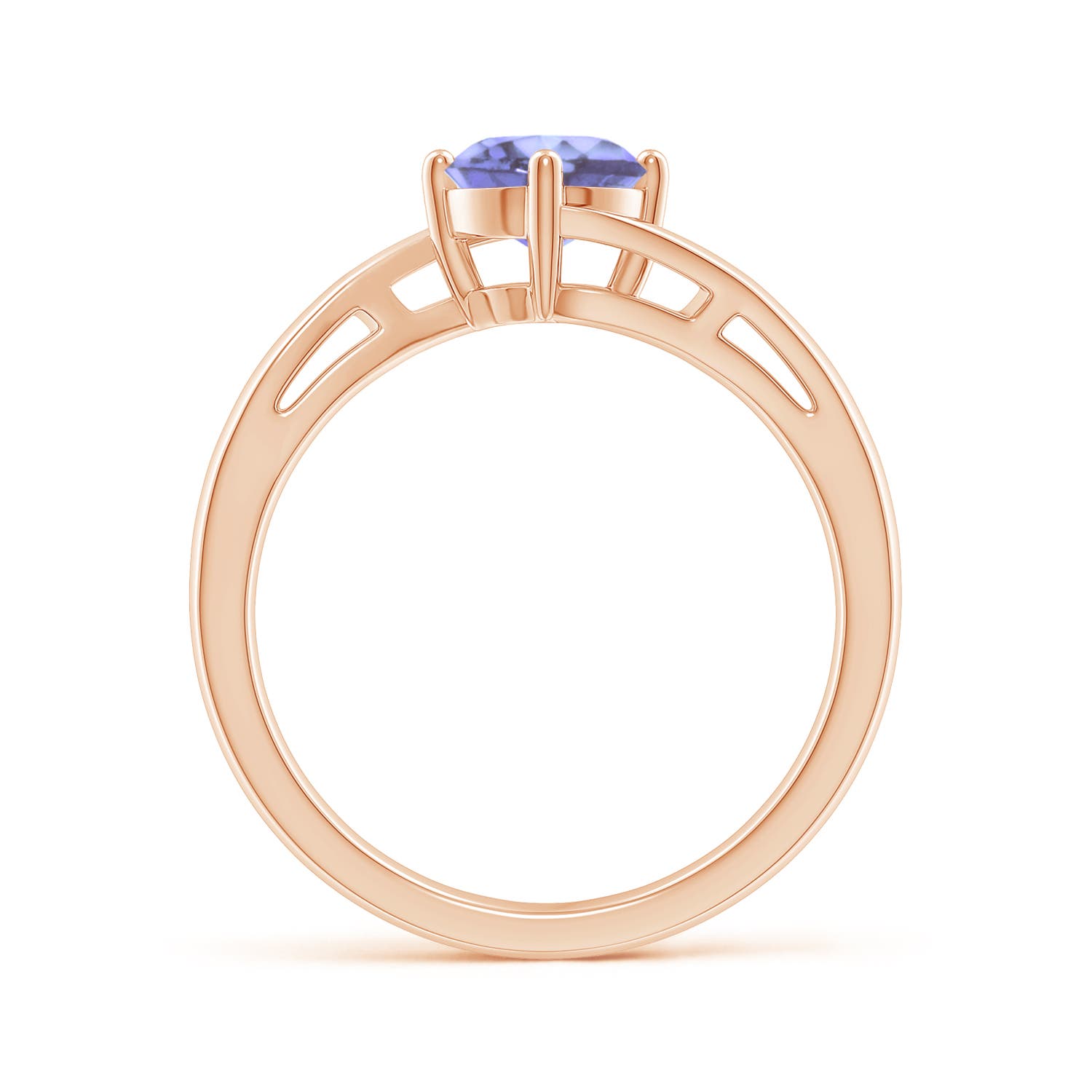 A - Tanzanite / 0.9 CT / 14 KT Rose Gold