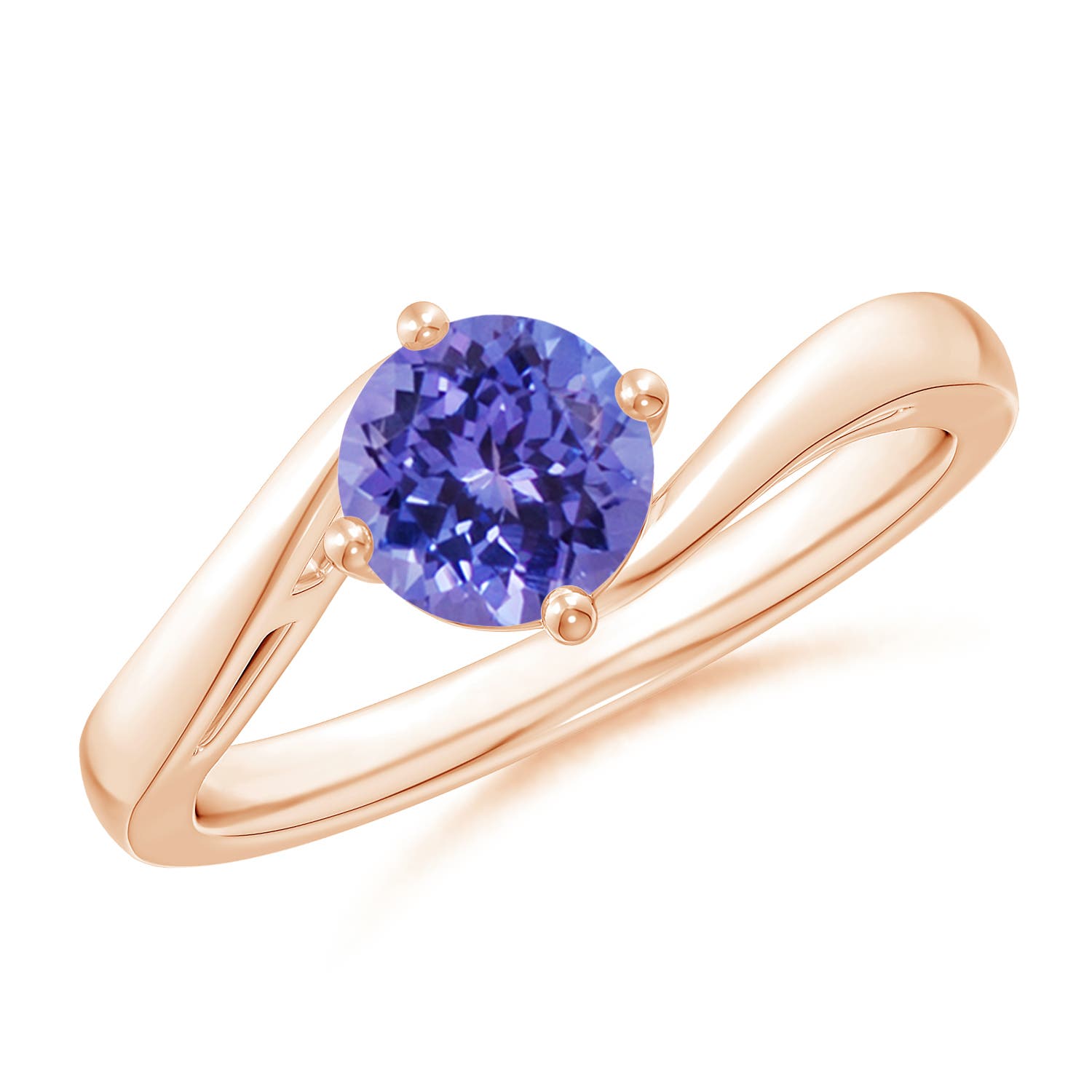 AA - Tanzanite / 0.9 CT / 14 KT Rose Gold