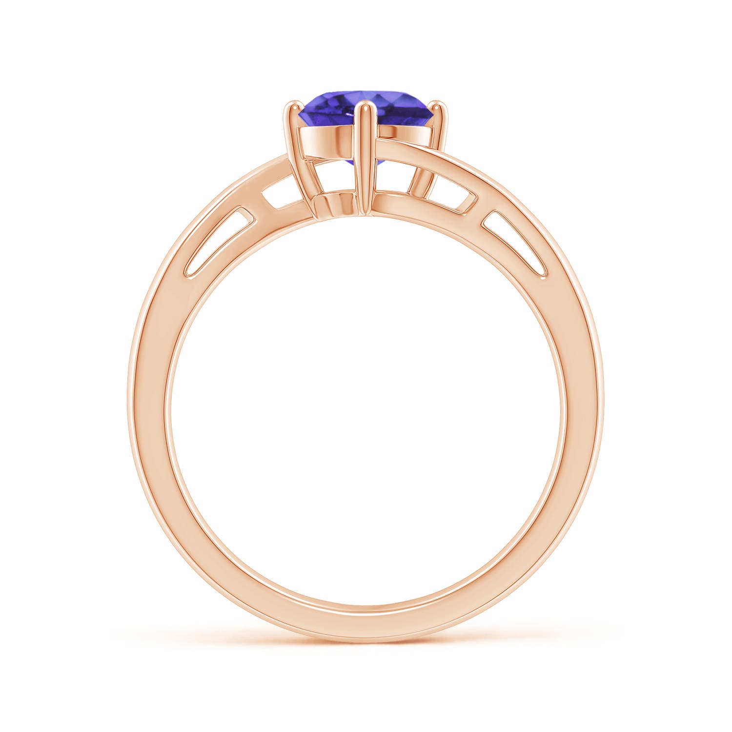 AA - Tanzanite / 0.9 CT / 14 KT Rose Gold