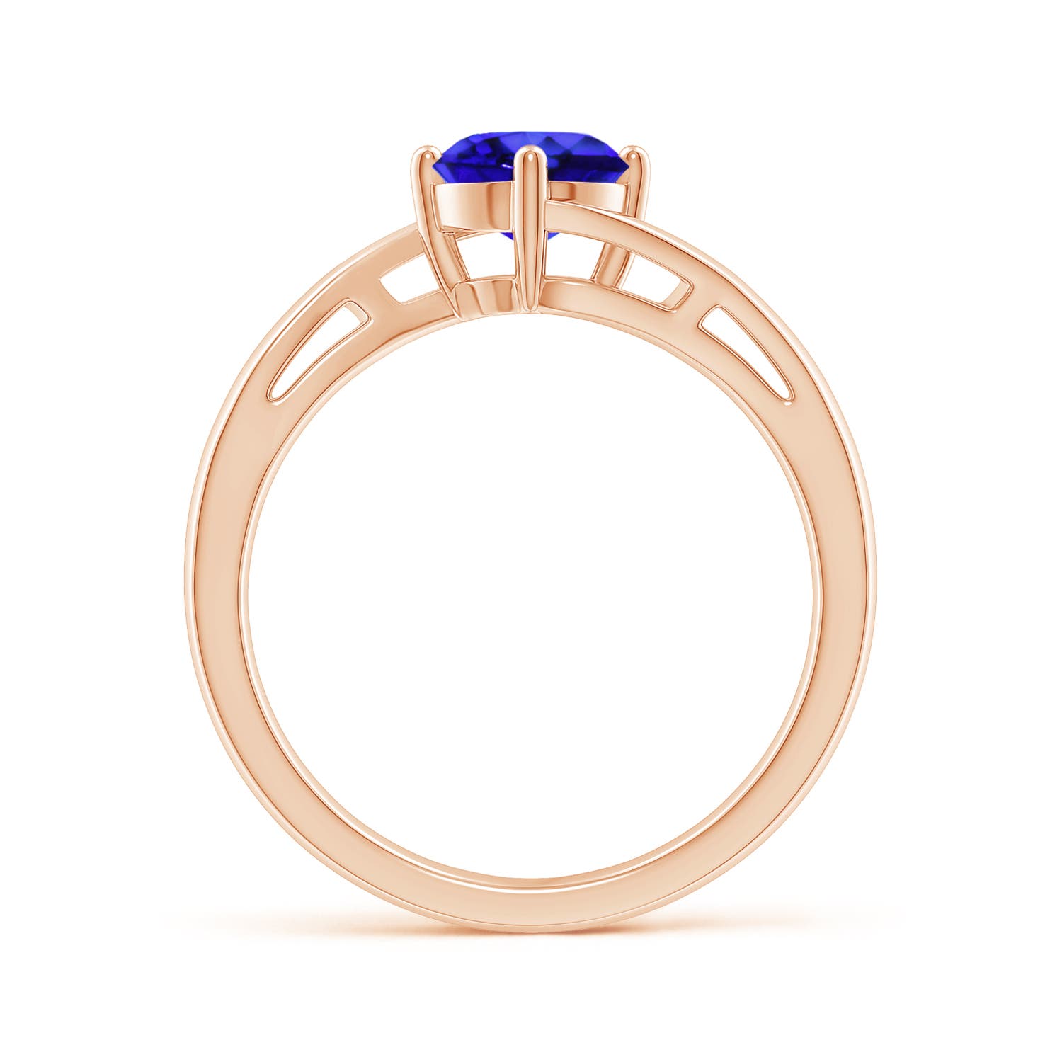 AAA - Tanzanite / 0.9 CT / 14 KT Rose Gold